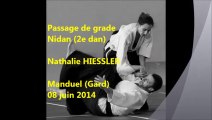 2014-06-08 Passage 2e dan (Nidan) de Nathalie à Manduel (Gard)