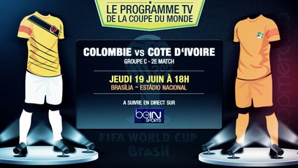 Colombie - Côte d'Ivoire, Uruguay - Angleterre... Le programme TV du jour !