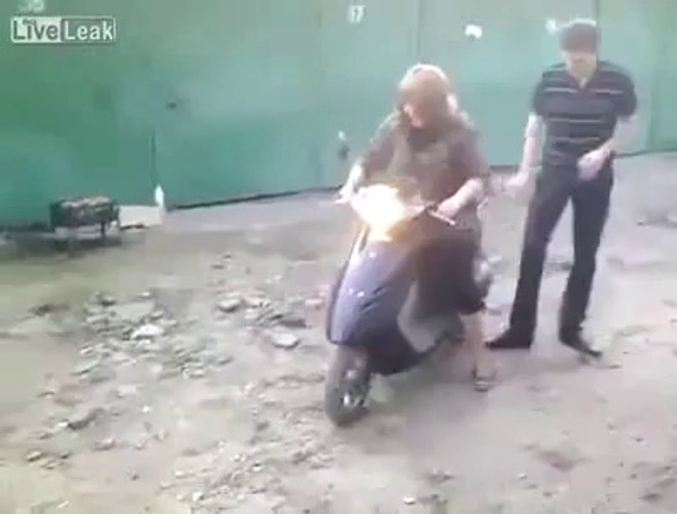 Aunty Drive Scooty by My Air Bell