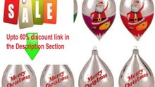 Best Deals RADKO Shiny Brite SPACE AGE SANTA DROPS Christmas Ornaments NEW Review