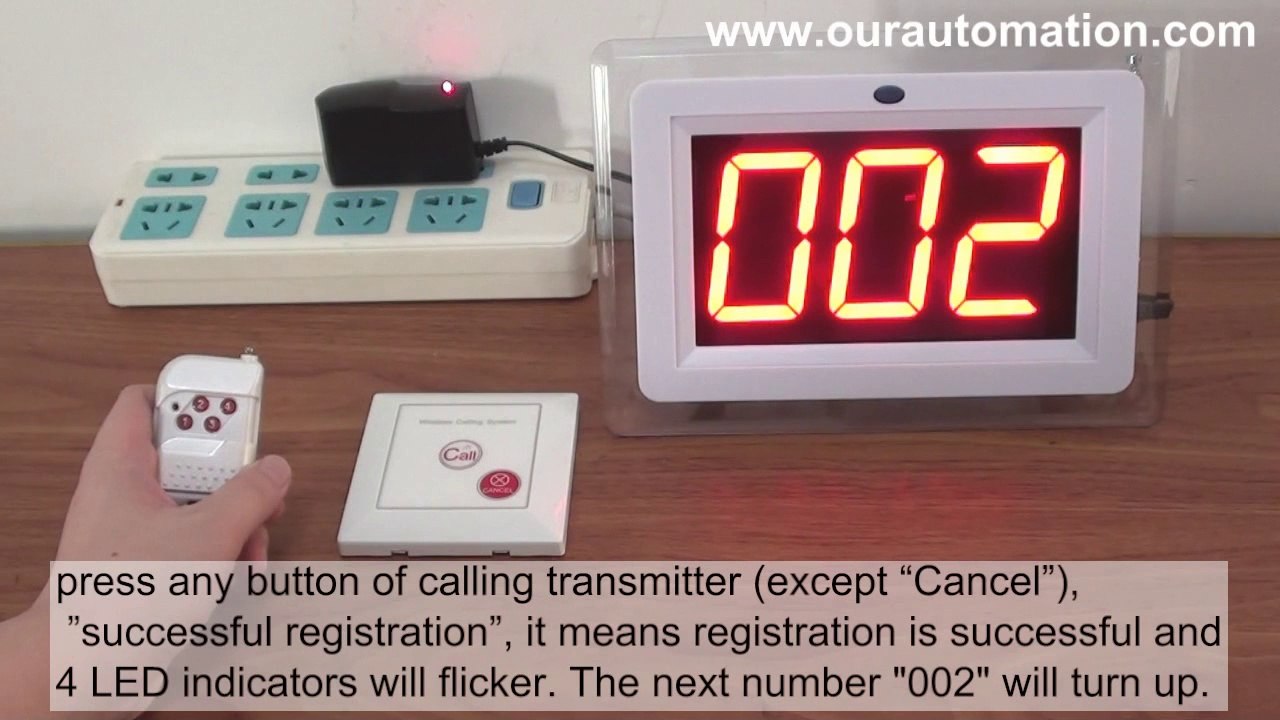 Wireless Calling Buttons Kit in Karaoke Rooms  (Normal Mode)