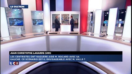 Jean-Christophe Lagarde invité du Oui/Non de Michel Field
