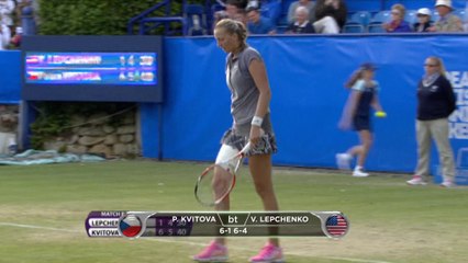Kvitova wygrała z Lepchenko