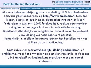 Kleding bedrukken Sittard