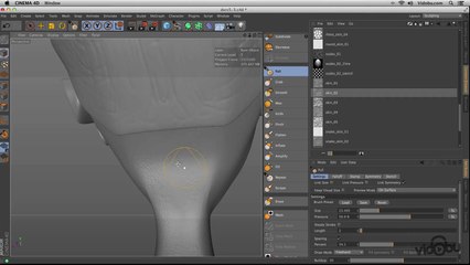 Cinema 4D içinde Sculpting Kullanımı