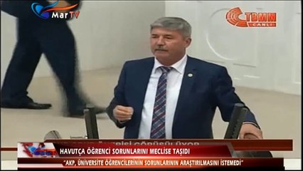 HAVUTÇA ÖĞRENCİ SORUNLARINI MECLİSE TAŞIDI