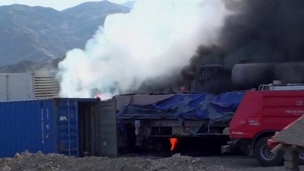 Taliban attack NATO supplies in Afghan east, destroy dozens of trucks