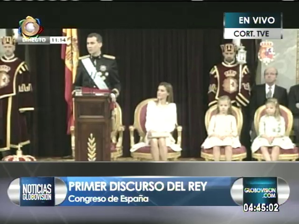 Felipe VI: Con mis palabras de hoy transmito a los españoles mi compromiso sobre el país