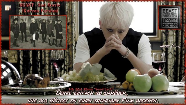 BEAST/B2ST - Sad Movie (Korean Version) k-pop [german sub]