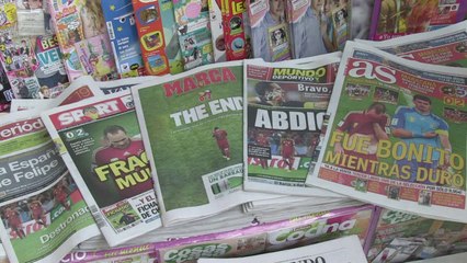 ‘Maracanazzo’ da Espanha em manchetes