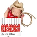 Cheap Deals Melondipity's Cowboy Hat and Booties Set - Handmade in USA - Newborn Size Only Review