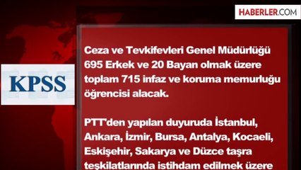 Kamuya Yeni Personel Alınacak