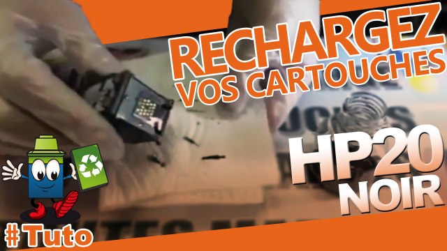 Comment recharger une cartouche d'encre HP 20