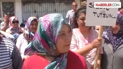 Edremit'te "tozlu yol" eylemi -