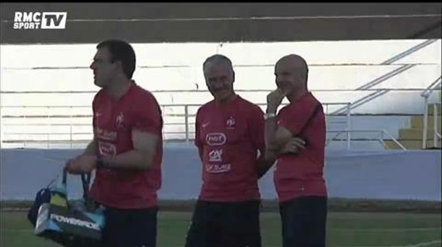 Football / Equipe de France / Les Bleus confiants - 19/06