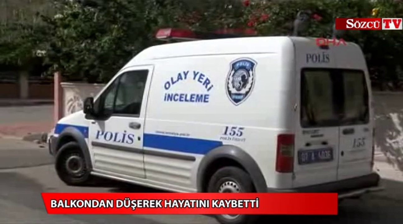 Tansiyon hastası kadın balkondan düştü