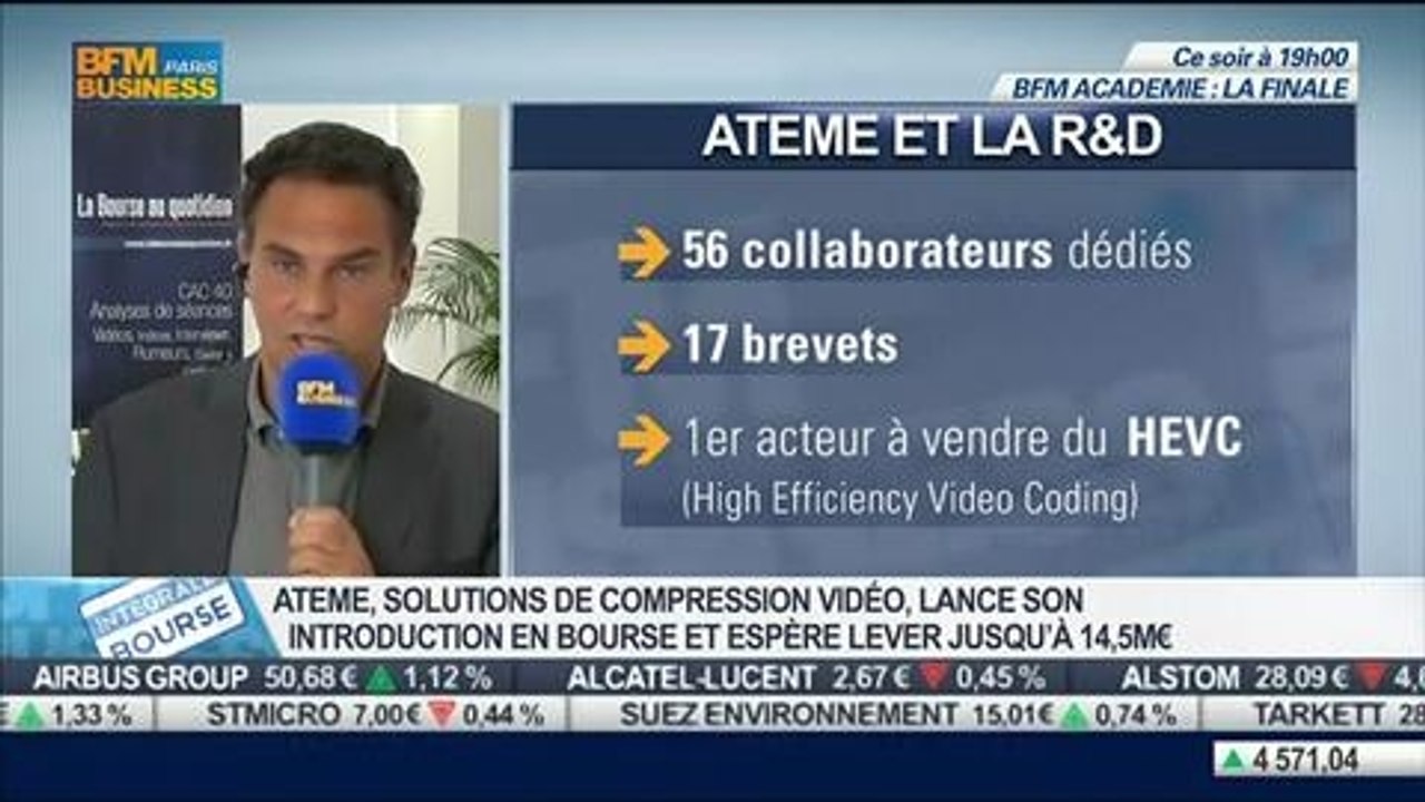 Viadeo et Ateme s'introduisent en Bourse: Éric Lewin, dans Intégrale Bourse – 19/06