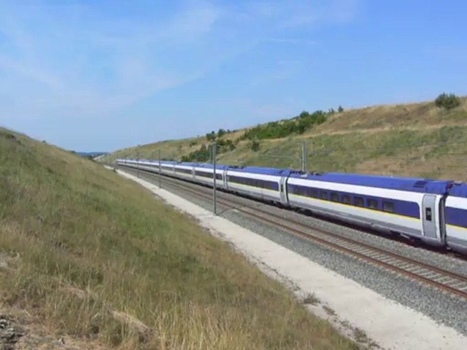 Rame Velaro Eurostar 4005-4006 en essais sur la LGV RR