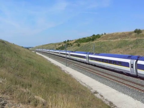 Rame Velaro Eurostar 4005-4006 en essais sur la LGV RR