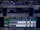 MLB 1991 World Series G6 - Minnesota Twins vs Atlanta Braves