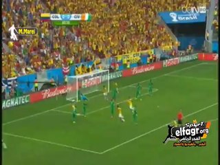 رأسية كولومبية تخترق الشباك الإيفوارية 1-0 | تعليق حاتم بطيشه