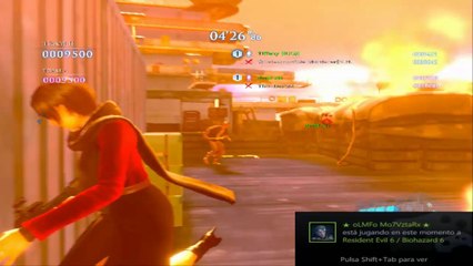 RE6 PC gameplay survivor team match W/ indestructible murderer