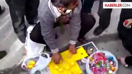 İnsanları Hipnoz Ederek Limon Sıkacağı Satıyor