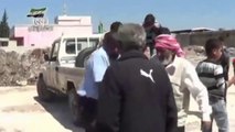 Video footage 'shows aftermath' of Syria refugee camp bombs