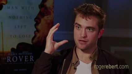 12.06.2014 LA The Rover Interview Robert Pattinson and Guy Pearce with RogerEbert.com