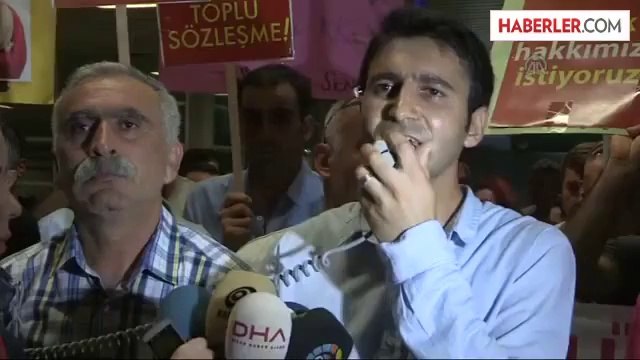 İzmir Büyükşehir Belediyesi memurlarından ulaşım eylemi -