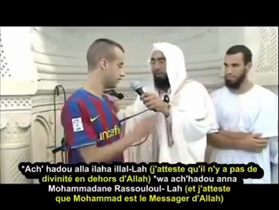 Islam Conversion Islam en Tunisie d'1 français après le prêche de Cheikh Bachir94