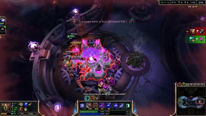 League of Legends : malphite AD - 3v3 troll game