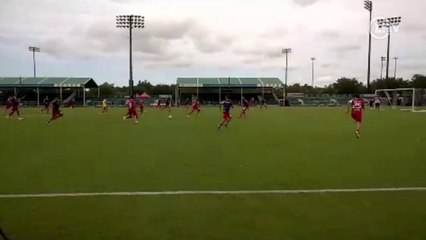 Treino do São Paulo tem belo gol, após linda tabela