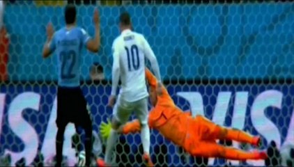 هدف تعادل الإنجليز في مرمى أوروجواي