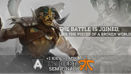 Fnatic vs Alliance game 3 @ D2CL S3