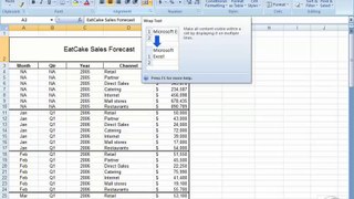 Excel 2007 Essential Training-16-Alignment of data