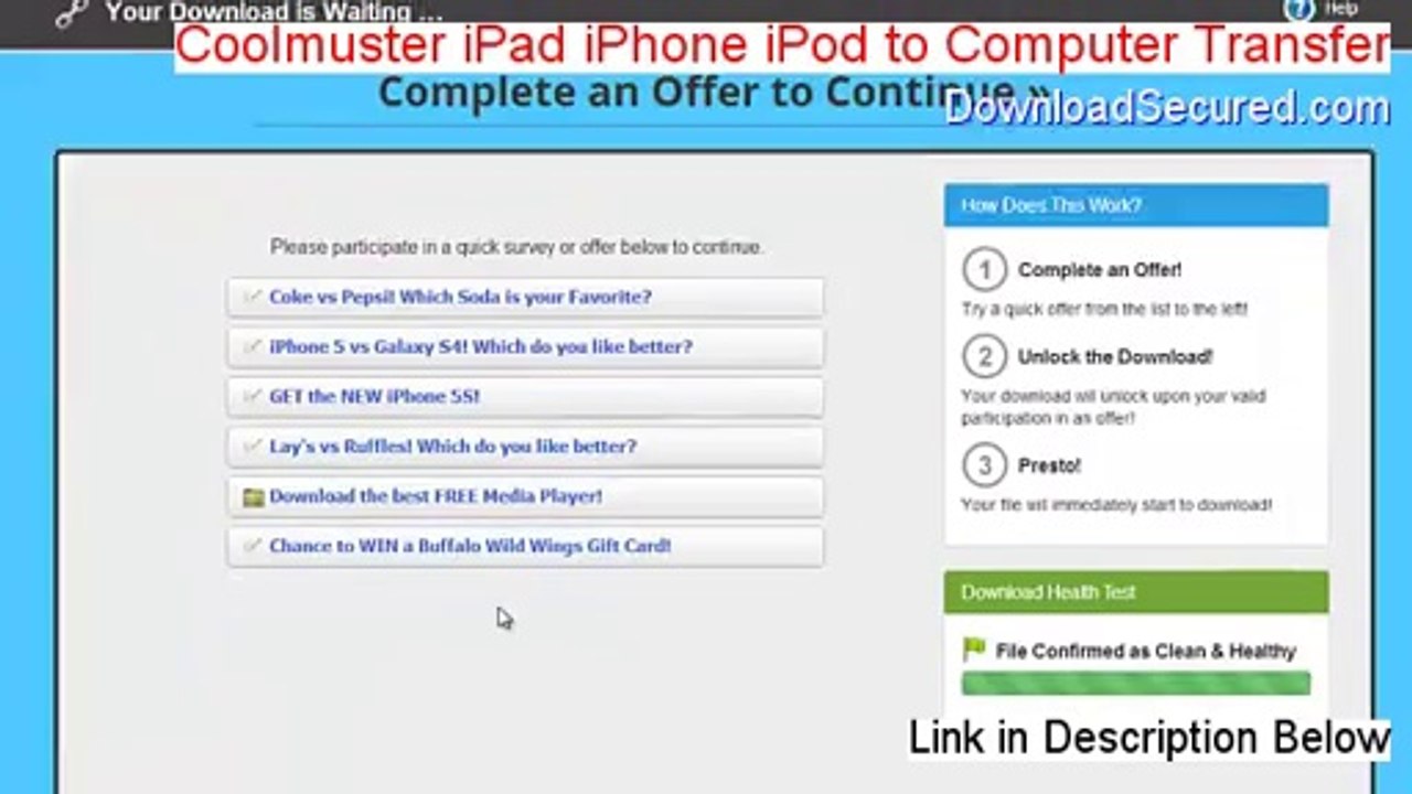 Coolmuster iPad iPhone iPod to Computer Transfer Free Download -