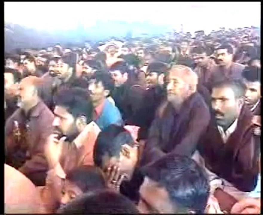 Majlis e Aza Shahadat Ghazi Abbas Zakir Mushtaq Hussain shah 4 muharam yadgar majlis at Qilah Bhatian