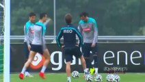 Cristiano Ronaldo Funny Dance in Training Before World Cup Brazil 2014