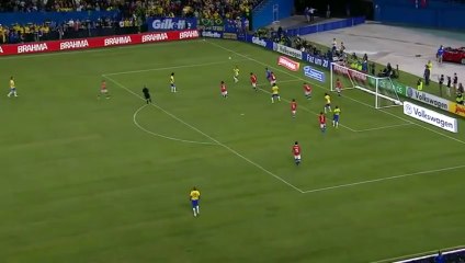 Neymar Double Sombrero vs Chile's Goalkeeper 19 11 2013