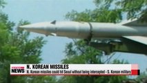 S. Korean military N. Korea's mid-range missiles targeted at Seoul