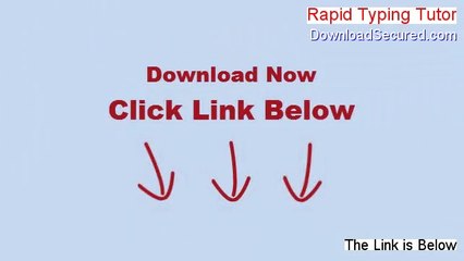 Rapid Typing Tutor Download (Download Trial 2014)