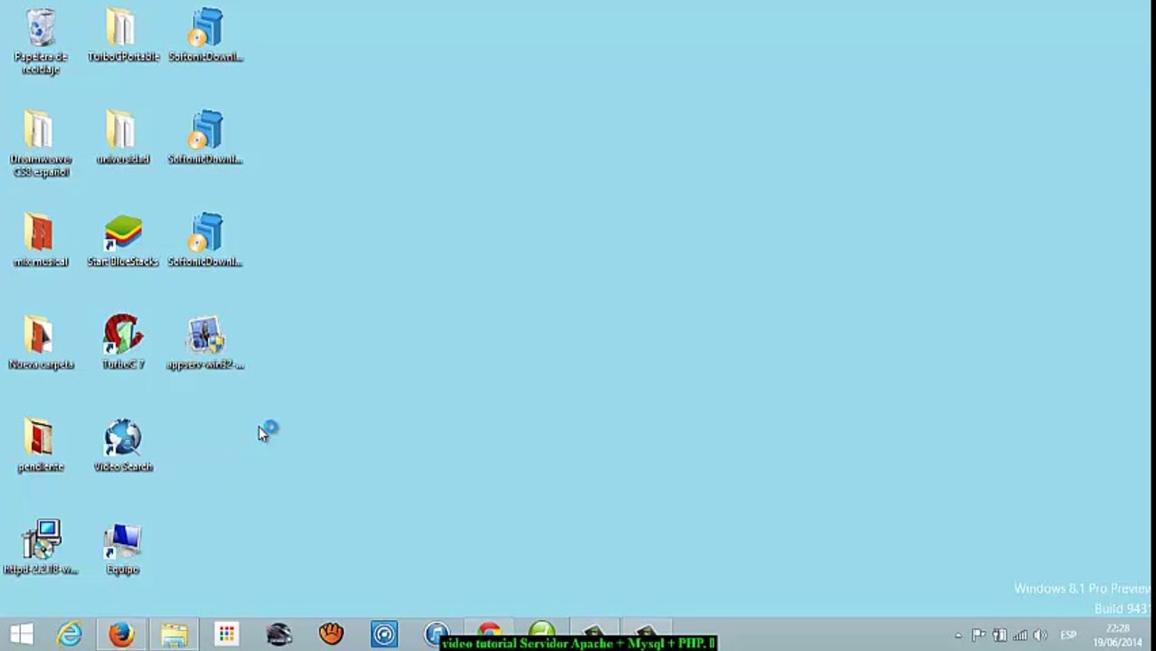 servidor apache + php + mysql.