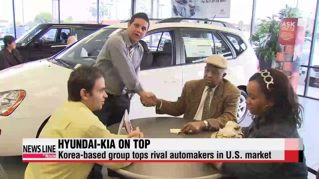 Hyundai-Kia tops rival automakers in U.S.