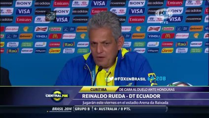 Declaraciones de Rueda previo, ECU vs HON