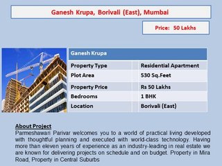 residential projects borivali east