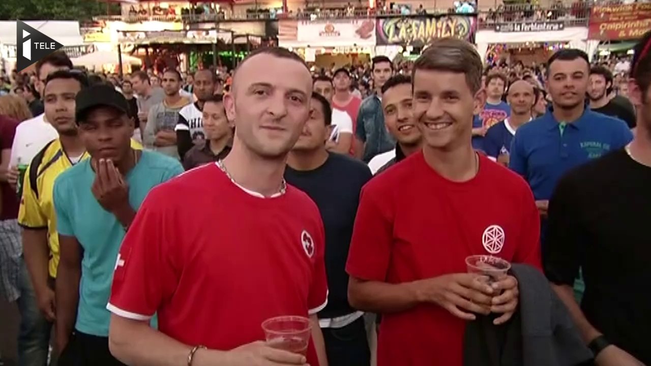 France - Suisse : Les supporteurs de "la Nati"...