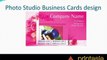 Business Cards design photo studio