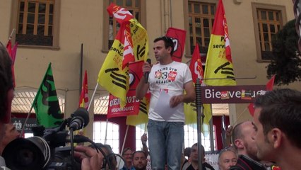 Action CGT cheminots Marseille 19 Juin 2014
