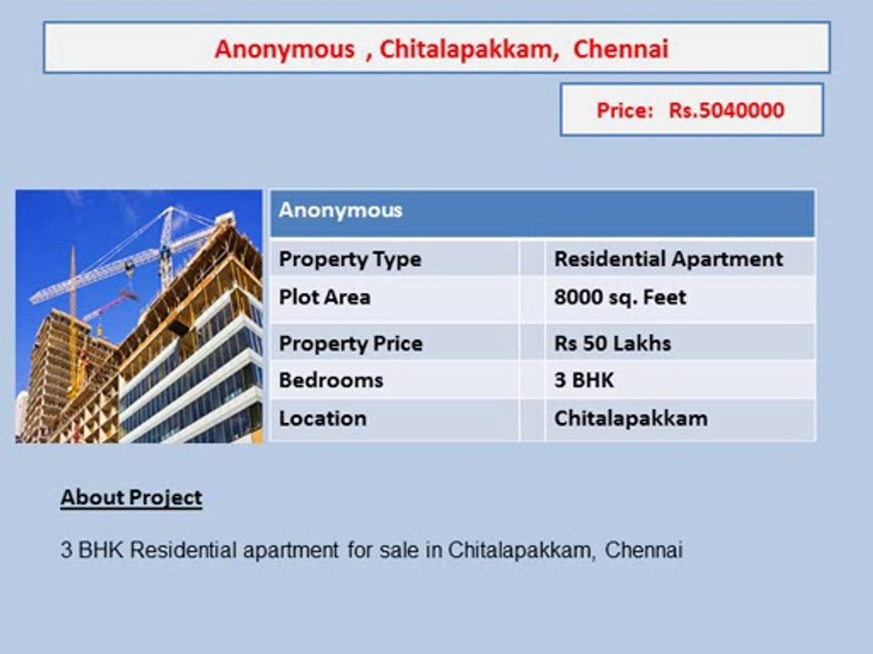 flats for sale in chennai chitlapakkam